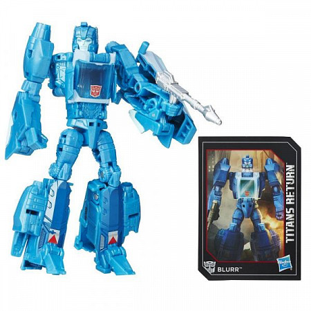 Трансформер Transformers Дженерэйшнс Титаны Дэлюкс Hyperfire & Blurr (B7762)