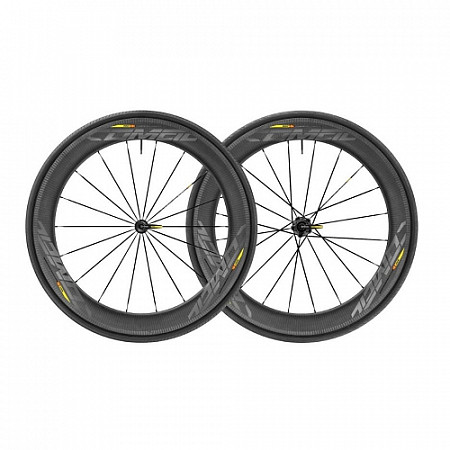 На картинке изображен Колеса Mavic Comete Pro Carbone 28" M-25'18 пара P8258130 Колеса Mavic Comete Pro Carbone 28" M-25'18 пара P8258130