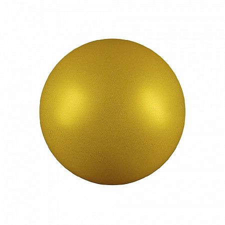 Мяч для художественной гимнастики Нужный спорт FIG металлик с блестками 15 см AB2803В yellow
