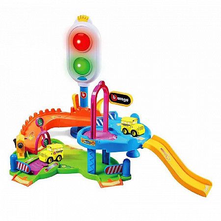 Паркинг Bburago с музыкальным светофором (18-30111)