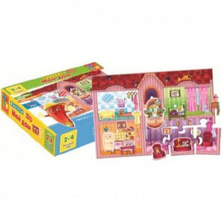 Игра настольная Пазлы и липучки VT1602-02