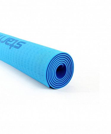 Коврик для йоги и фитнеса Starfit Core FM-201 TPE blue/dark blue (173х61х0,6)
