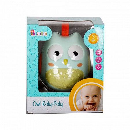 Развивающая игрушка BamBam Сова (411119) turquoise
