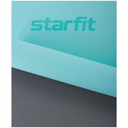 Гимнастический коврик для йоги, фитнеса Starfit FM-201 TPE mint/grey (173x61x0,6)