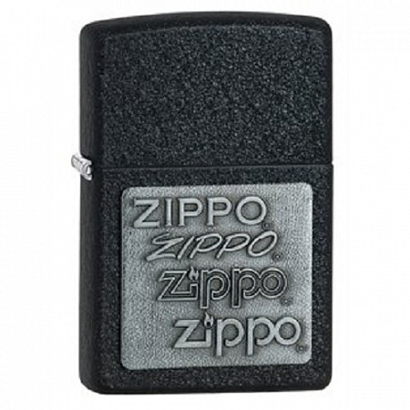 Зажигалка Zippo Pewter in Black Crackle 363