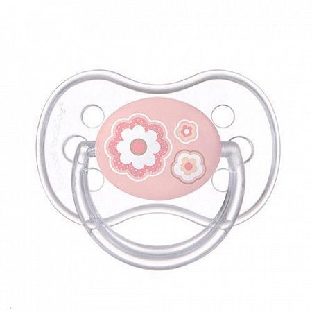 Пустышка Canpol babies Newborn Baby Силиконовая Круглая 18+ мес. (22/564) pink