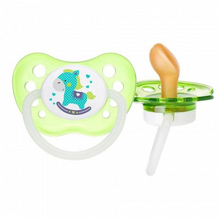 Пустышка Canpol babies Toys Латексная Ортодонтическая 18+ мес. (23/261) green