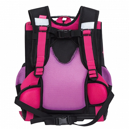 Рюкзак школьный GRIZZLY RAv-088-4 /1 black/honeysuckle