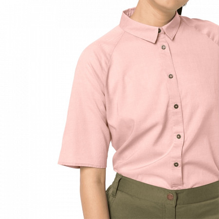 Рубашка женская Jack Wolfskin Nata River Shirt W blush pink stripes