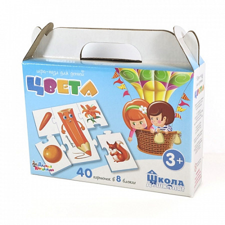 Пазл-игра для детей Десятое Королевство Цвета 02639