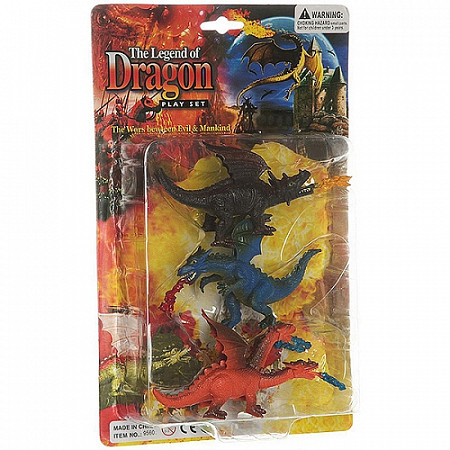 На картинке изображен Набор животных Shenzhen Toys The Legend of Dragon 9560 Набор животных Shenzhen Toys The Legend of Dragon 9560