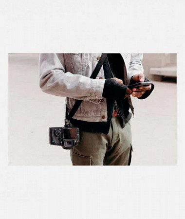 На картинке изображен Наплечный ремень для фотоаппарата Case Logic DCS101 Black (3201647) Наплечный ремень для фотоаппарата Case Logic DCS101 Black (3201647)