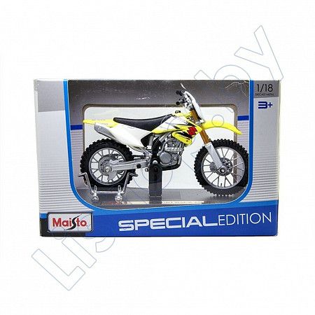 Масштабная модель мотоцикла Maisto 1:18 SUZUKI RM-Z250 (39300)