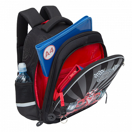 Рюкзак школьный GRIZZLY RAz-187-9 /1 black