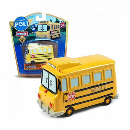 Игрушка Robocar Poli Скулби металлическая машинка 6 см 83174