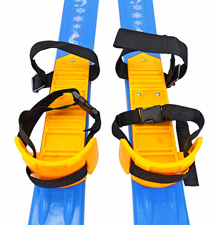 Лыжи детские RT с палками и креплениями Т3350 blue