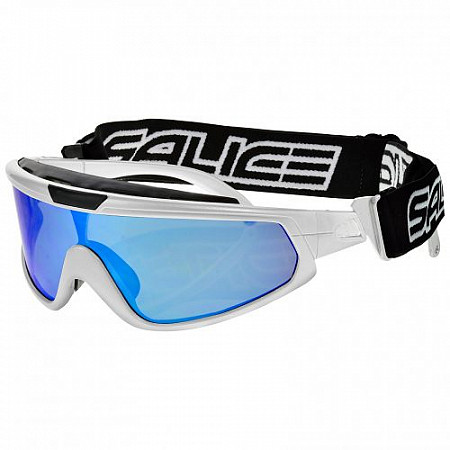 На картинке изображен Очки горнолыжные Salice 915RW White RW Blue Очки горнолыжные Salice 915RW White RW Blue