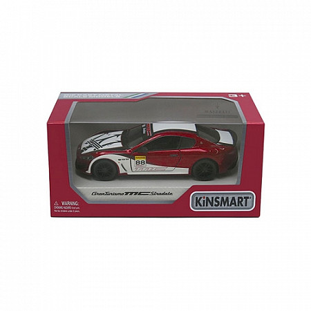 На картинке изображен Модель авто инерционная Kinsmart Maserati Gran Turismo MC Stradale 2016г KT5395WF Red Модель авто инерционная Kinsmart Maserati Gran Turismo MC Stradale 2016г KT5395WF Red