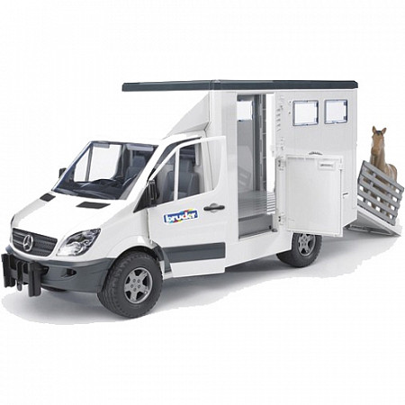 Игрушка Bruder Mercedes-Benz Sprinter фургон с лошадью 02533