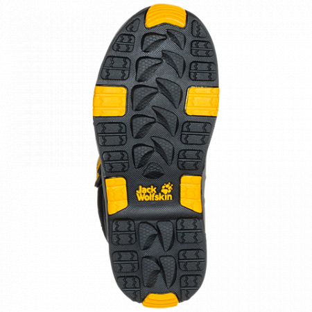 На картинке изображен Сапоги детские Jack Wolfskin Boys Snow Diver Texapore burly yellow XT Сапоги детские Jack Wolfskin Boys Snow Diver Texapore burly yellow XT