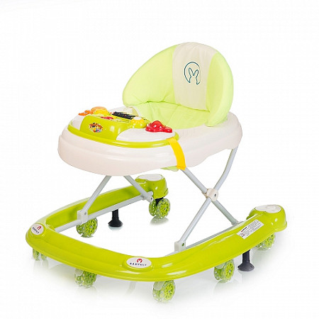 На картинке изображен Ходунки BabyHit Start Kart green Ходунки BabyHit Start Kart green