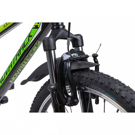 На картинке изображен Велосипед Novatrack Extreme 24" (2019) Black Велосипед Novatrack Extreme 24" (2019) Black