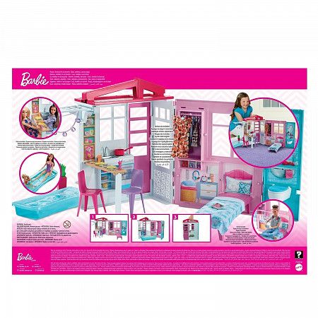 На картинке изображен Игровой набор Barbie Кукольный домик FXG54 Игровой набор Barbie Кукольный домик FXG54