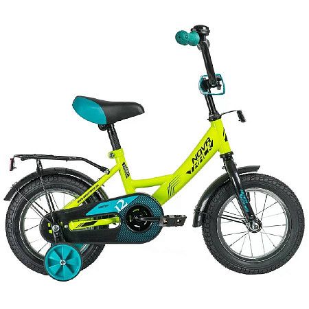 Велосипед Novatrack Vector 12" (2020) 123VECTOR.GN20 light green