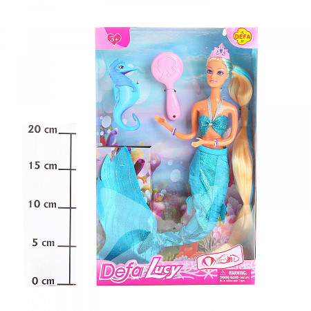 Кукла Defa Lucy русалка с расческой 8225 3 вида