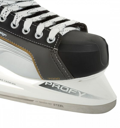 Коньки хоккейные Спортивная коллекция Profy Lux 7000 Grey