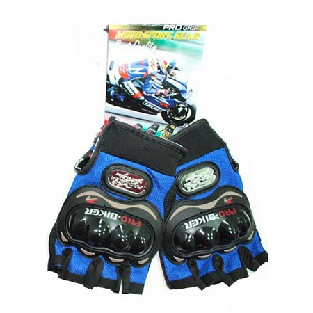 Перчатки для мотоциклистов Zez Sport MC-04 blue