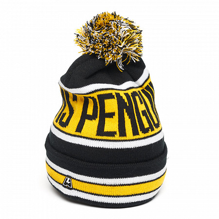 Шапка подростковая Atributika&Club NHL Pittsburgh Penguins 59130 black/yellow