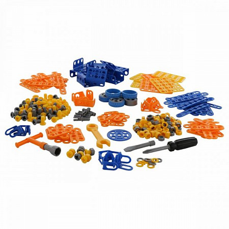 Конструктор Полесье Изобретатель Мельница №2 + Трактор-погрузчик №1 330 элементов в пакете 55132