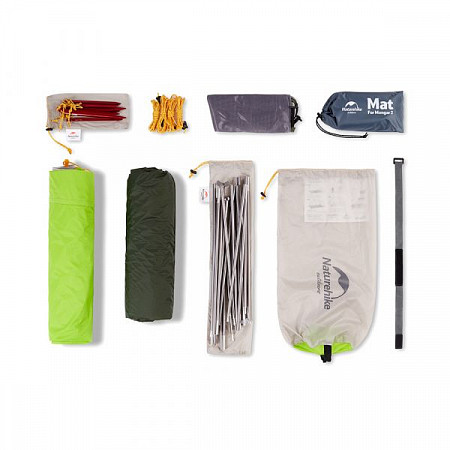 Палатка Naturehike Mongar Ultralight 2 (20D) NH17T007-M Grey