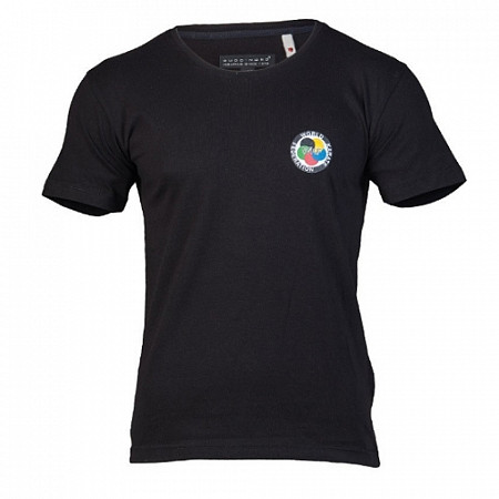 На картинке изображен Футболка мужская Budo-Nord WKF black Футболка мужская Budo-Nord WKF black