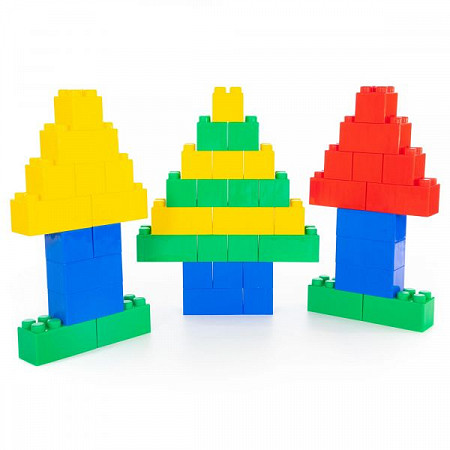 Конструктор строительный Полесье XXL 72 элемента 41999