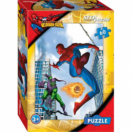 Пазлы Step Puzzle 60 "Человек-паук" 81111