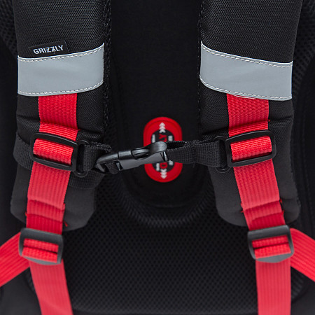 Рюкзак школьный GRIZZLY RAz-187-9 /1 black