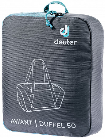На картинке изображен Сумка дорожная Deuter Aviant Duffel 50 3520120-2243 khaki/ivy Сумка дорожная Deuter Aviant Duffel 50 3520120-2243 khaki/ivy