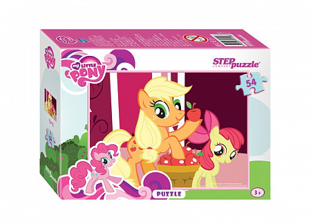 На картинке изображен Мозаика Step Puzzle My Little Pony 54 в ассортименте 71126 Мозаика Step Puzzle My Little Pony 54 в ассортименте 71126