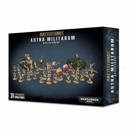 На картинке изображен Фигурки Games Workshop Warhammer: Battleforce Astra Militarium Battle Group 71-66 Фигурки Games Workshop Warhammer: Battleforce Astra Militarium Battle Group 71-66