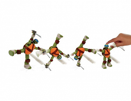 Игрушка Playmates Черепашки-Ниндзя Леонардо с супер приемом 91620 91638