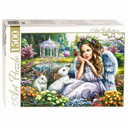 Пазл Artpuzzle Ангелочек с кроликами ХАП1500-4465