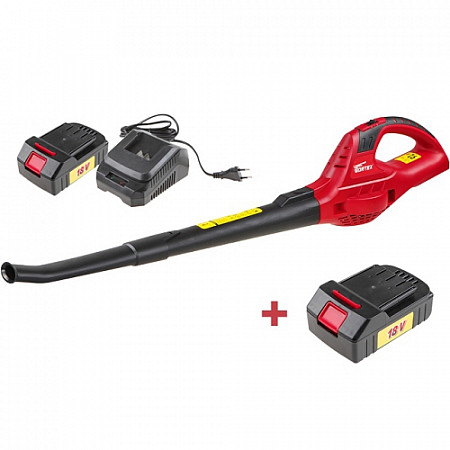 Аккумуляторная воздуходувка Wortex BB 1218 D + аккумулятор и зарядного устройства BB1218D00011A2