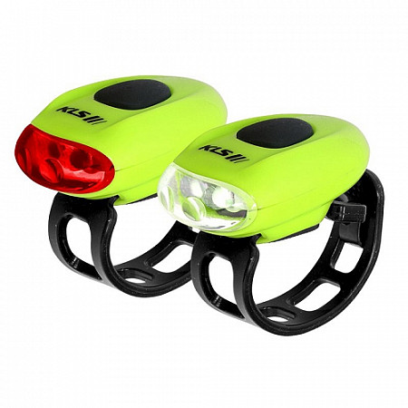 На картинке изображен Комплект освещения Kellys Eggy Lighting set KLS EGGY, lime green Комплект освещения Kellys Eggy Lighting set KLS EGGY, lime green