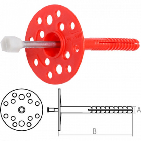 Дюбель Starfix для теплоизоляции 10х30 см SMW3-54290-400