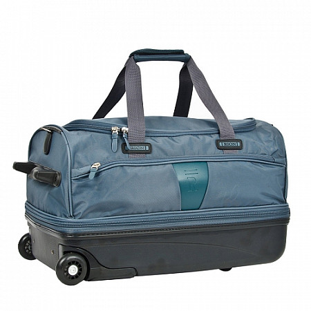 На картинке изображен Дорожная сумка Rion А242 grey/blue Дорожная сумка Rion А242 grey/blue