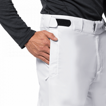 Брюки мужские Jack Wolfskin Powder Mountain Pants M white rush