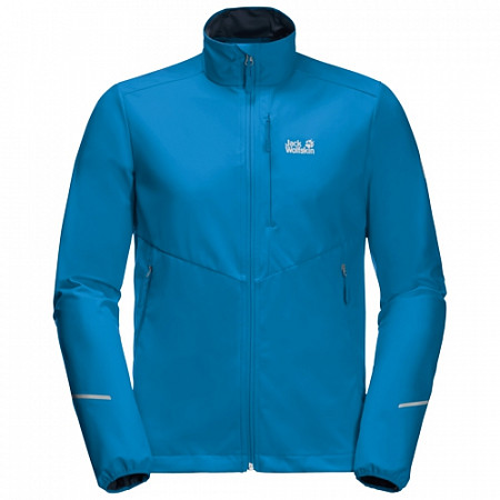 Куртка ветрозащитная мужская Jack Wolfskin Delta Tour Jkt M brilliant blue
