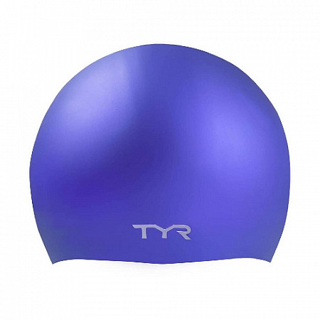 Шапочка для плавания TYR Wrinkle-Free Silicone Cap LCS/510 Violet